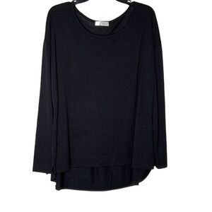 CHRIS & Carol black lightweight sweater. Size 3X